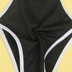 Subblime - 954314 Costume De Femme Sexy Noir/Blanc L/Xl